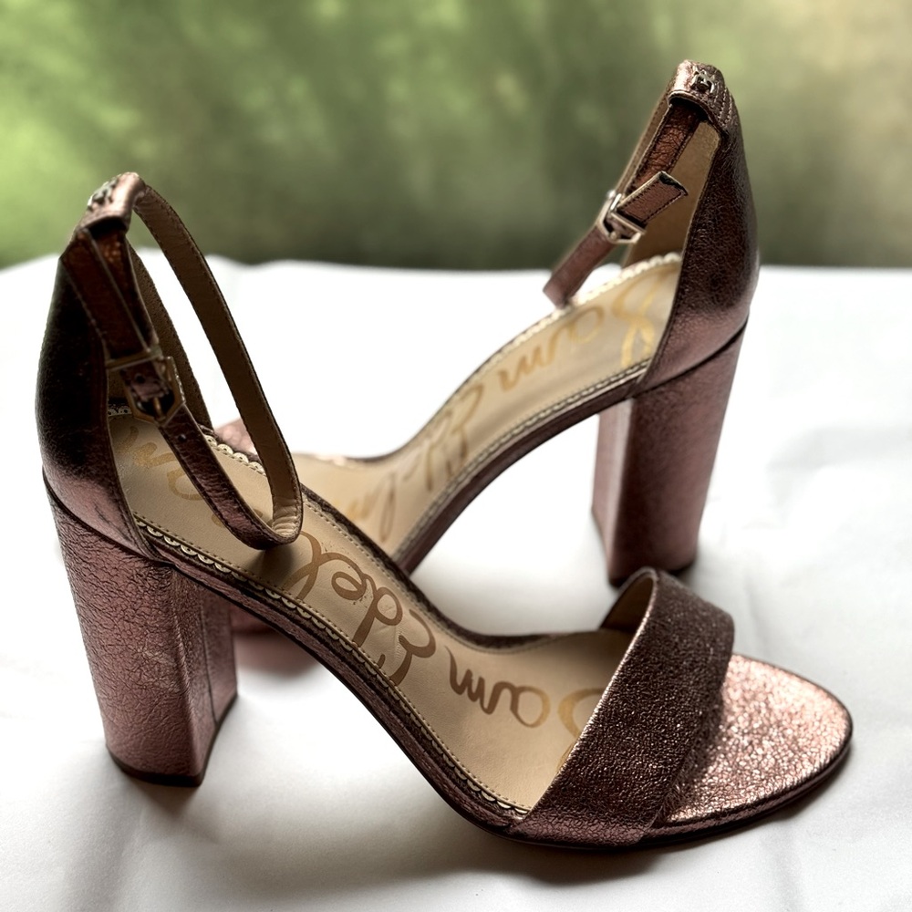 Sam Edelman Yaro Block Heel Sandal Pink Size 9.5